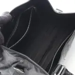 Medium leather tote bag