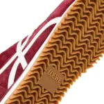 Nylon Suede Flow Runners Sneakers Burgundy White