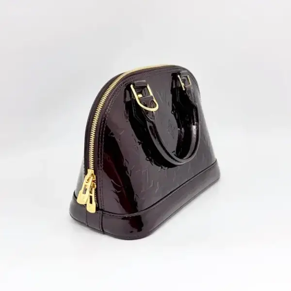 Burgundy, Patent leather