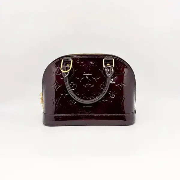 Burgundy, Patent leather