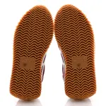 Nylon Suede Flow Runners Sneakers Burgundy White