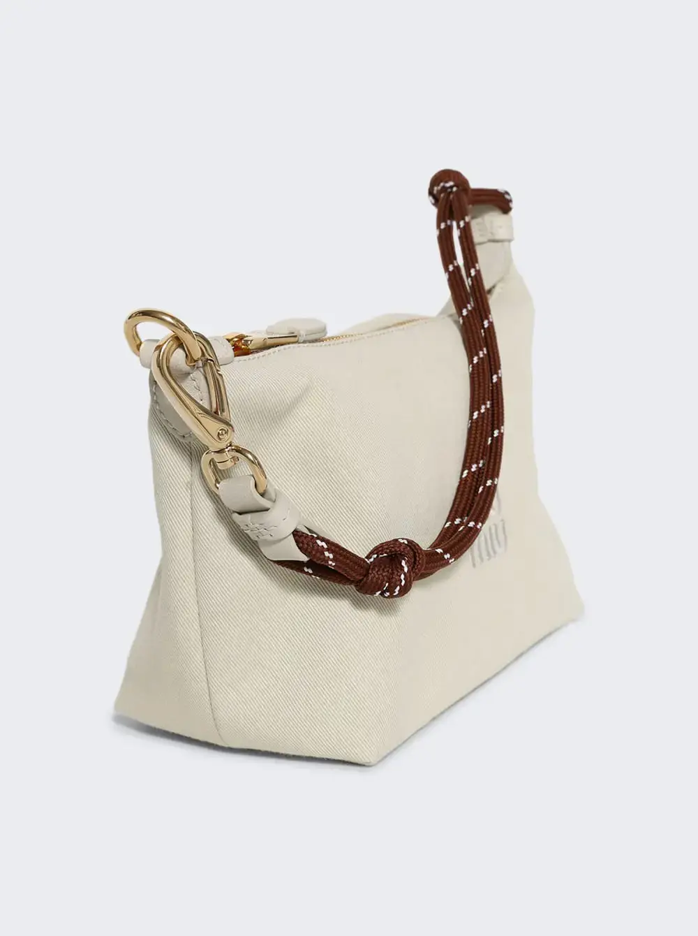 Miu Canvas Shoulder Bag