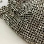 "Sparkling Rhinestone Bucket Bag"