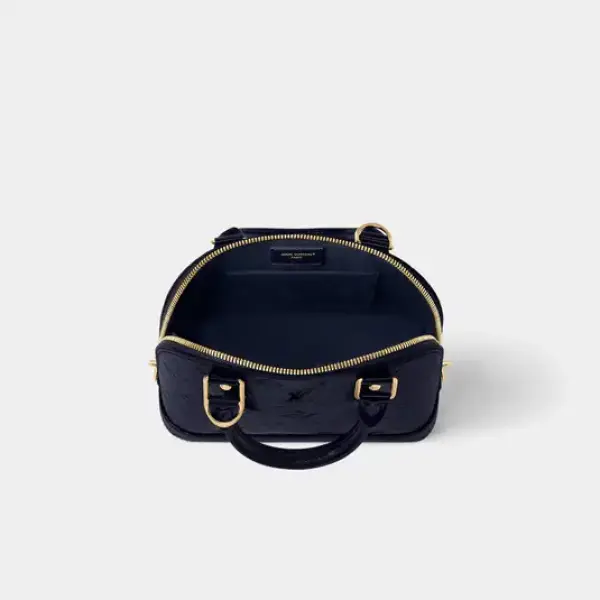 LOUIS VUITTON Alma BB Handbag Varnished Epi Cowhide Leather