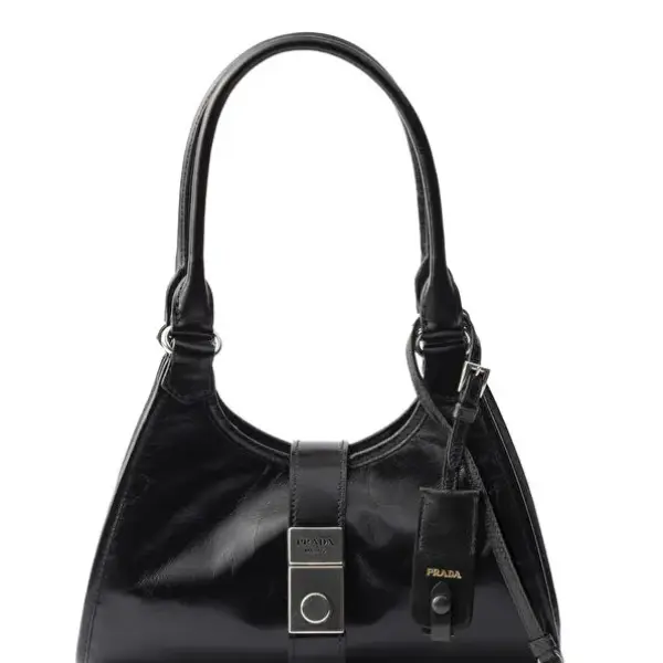 Medium leather tote bag